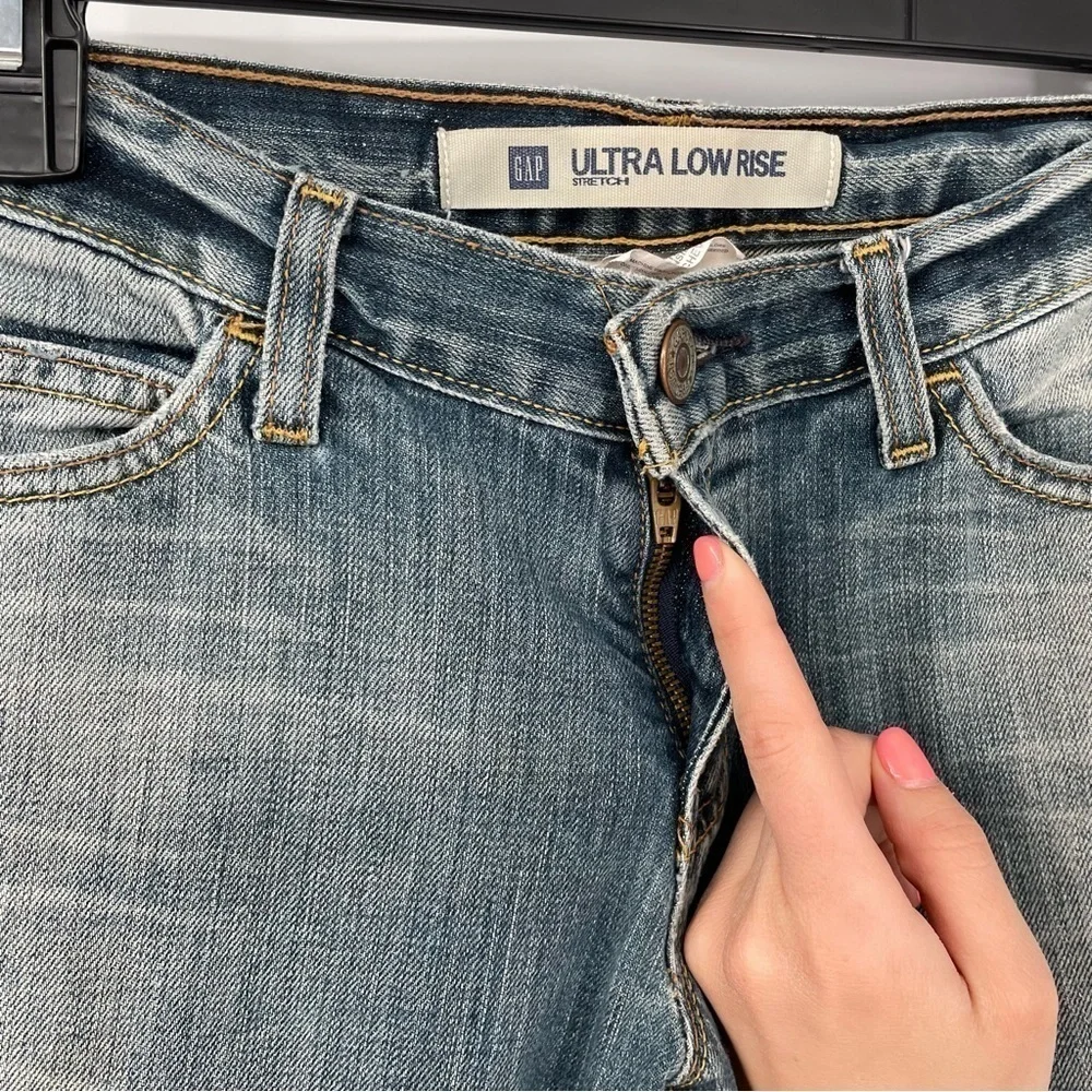 Gap Y2K Ultra Low Rise Ankle Jeans